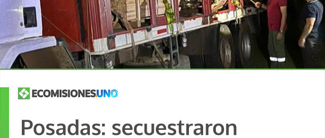 Posadas: secuestraron material forestal nativo sin documentación en operativo del Ministerio de Ecología